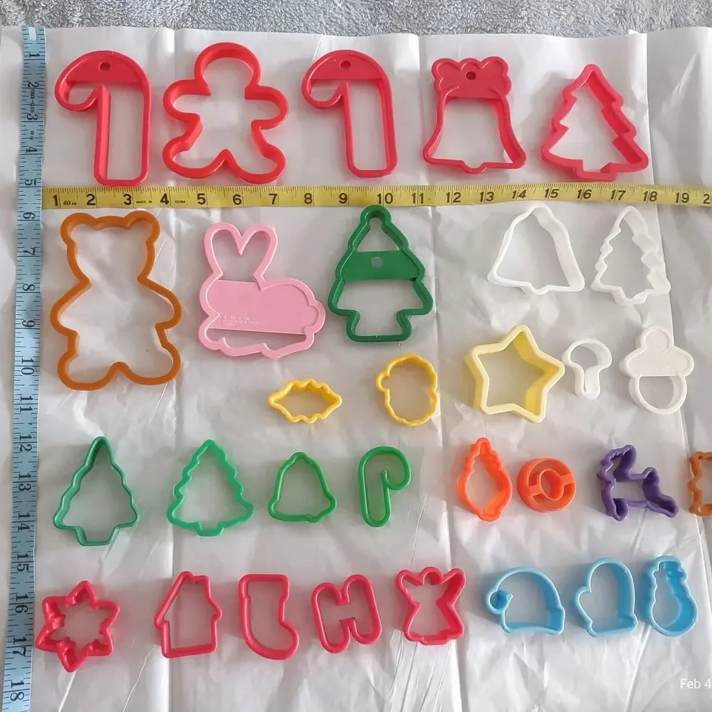 Cookie Cutters 30 Piece Bundle Baking Set Cooking Kitchen Home Utensils Holidays